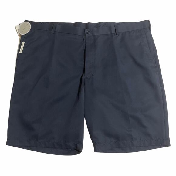 Perry Ellis Luxe Golf Shorts Portfolio Navy Blue "Total Eclipse" Performance 42 - Picture 1 of 13